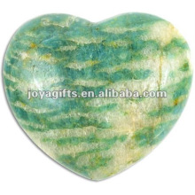 Corazones de la piedra de Amazonite de los 40MM